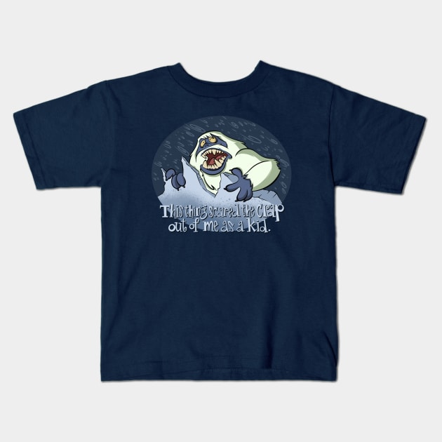 This thing scared the crap out of me as a kid. Kids T-Shirt by westinchurch